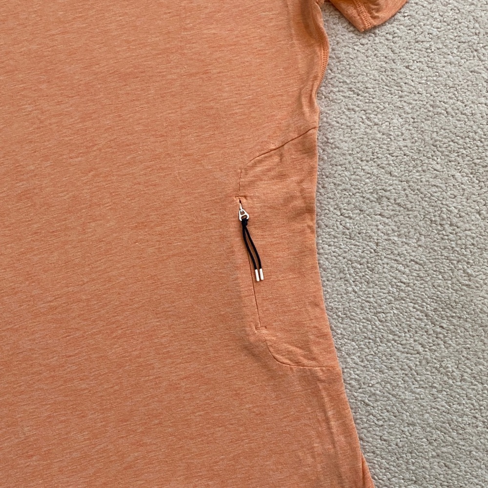 On Running Women's Orange Comfort T Athletic Top - Picture 8 of 12